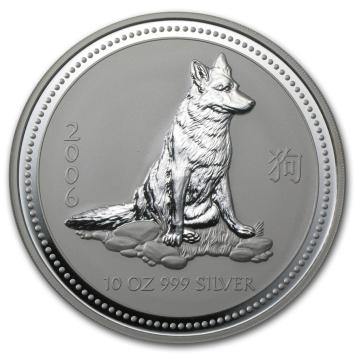 Australië Lunar 1 Hond 2006 10 ounce silver